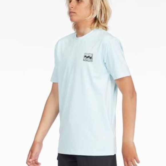 BRAND NEW boy billabong rashguard swim swimming shirt size L 14 & XL 16 UPF50 - Picture 1 of 8